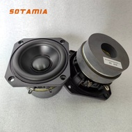 SOTAMIA 2Pcs 3 Inch Full Range Speaker 8 Ohm 20W Double Magnetic Aluminum Basin Loudspeaker DIY Blue