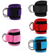 1pcs Cable Ankle Straps Double D-Ring Adjustable Ankle Cuffs For Gym Workouts Glutes Legs Strength T