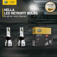 HELLA 12V & 24V Retrofit LED Headlight Bulb Set H1/H3/H4/H7/H8/H11/HB3/HB4/H16