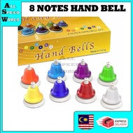8 NOTE PRESS TONE BELL / HAND BELLS / MUZIK LOCENG
