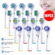16Pcs Electric Toothbrush Replacement Heads For Braun Oral B Vitality Brush MeetSellMall