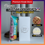 YJL KK88 Kotak Doorgift Kahwin Kenduri Company Doorgift Muat Beras 250g Roti RM1 custom goodies box