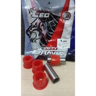 Y15ZR / LC135 LEO POLY SWING ARM BUSH RED
