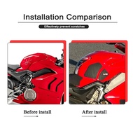 Panigale V4 Motorcycle Side Tank pad Cover Sticker Tankpad For Ducati V4 Panigale V4S 2022 2023 Moto