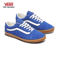 VANS OLD SKOOL LOWPRO - NAVY/GUM รองเท้า รองเท้าผ้าใบ ผู้ชาย ผู้หญิง