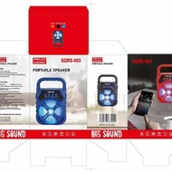 Sqrs-003 Bluetooth Speaker Bonus Mic Karaoke Speaker Mic RS003