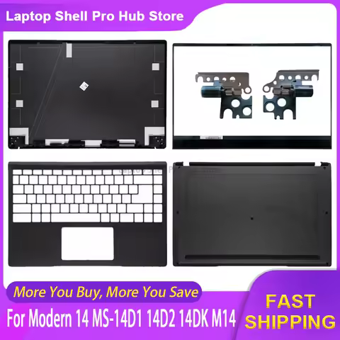 NEW Laptop Top Back Case For MSI Modern 14 MS-14D1 14D2 14DK M14 LCD Back Cover/Front Bezel/Palmrest