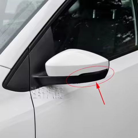 White Left/Right Side Wing Mirror Cover for VW POLO V MK5 6R 6C 2009-2017 hatchback Caps replace doo