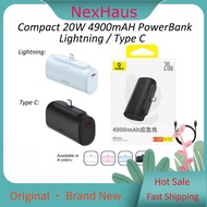 NexHaus Baseus Compact Fast Charging 3C Power Bank CCC Certification power bank  Lightning/ Type C E