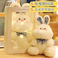 When I fly towards you with the style of Hagrid rabbit doll Ragdoll Gifts for Girls Pillow I fly tow