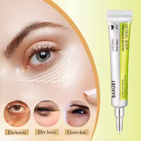 Retinol Eye Cream - Exfoliating Moisturizer to Rejuvenate Skin, Shrink Pores, Brighten & Hydrate Eye