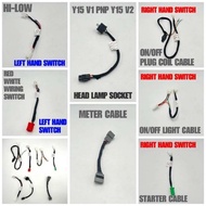 ORIGINAL WAYARING Y15ZR METER V1 TO V2 CONVERT MODIFY HANDLE SWITCH WIRING METER WIRING V1 TO V2 100