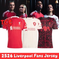 L.I.V 25/26 home away Third Top Quality Fans Version Football Jersey Soccer S-5XL Men Sports shirt