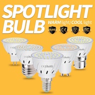 GU10 LED E27 Lamp E14 Spotlight Bulb 48 60 80leds Downlight 220V GU 10 led MR16 gu5.3 Spot light B22 5W 7W 9W Home Lighting