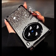 DAIMANG | เคสโทรศัพท์มือถือแบบโปร่งใสพร้อมฟิล์มเลนส์สำหรับ Vivo X200 Pro รุ่นใหม่พร้อมขอบป้องกันการต