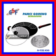 PANCI GORENG SERBAGUNA GSF 1132K / GSF G 1132K / GSF 1132K / PANCI WAJAN GORENG ANTI LENGKET ENAMEL 