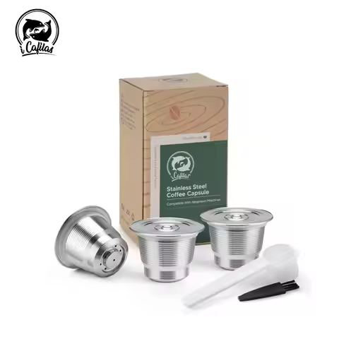 Capsula For Nespresso inox Essenza Mini C30 Reusable Capsule Coffee Filter Stainless Steel Refillabl