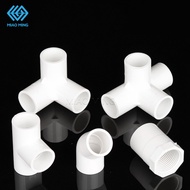 PVC Fitting PVC Pipe Joint Connector 3, 4, 5，6Way Conduit PVC Elbow Socket Elbow Tee End Cap Penyamb