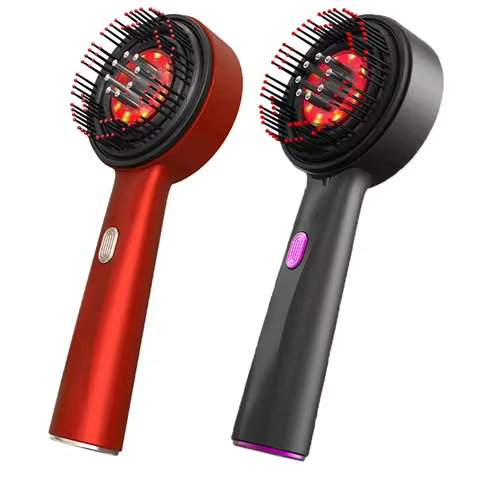 Electric Vibration Massage Comb Massage Scalp Brush Applicator Inject Essential Oils Scalp Care & Ha