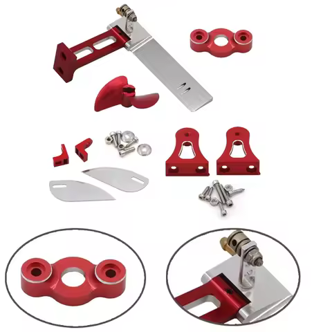 CNC Metal Steering Rudder Propeller Trim Flaps Shaft for UDI903 UDI005 UDIRC RC Boats Upgrade Spare 