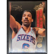 Action Packed Julius Erving Embossed nba card