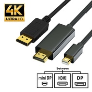 1.8m video cable hdmi dp minidp mini dp 4k Display Port DP to DP/ DP to HDMI Cable Converter Adapter 1080p 4K High Speed Displayport PC Laptop TV Monitor