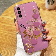 YBD Phone Case For Samsung Galaxy A56 A54 A55 A24 A36 A25 A26 A34 A35 M56 M55 C55 F55 5G Electroplat