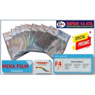 Mica binding mica folio size F4 Plastic Mica