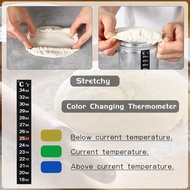 Sourdough Jar Kits Set with Cloth Cover Strips 2 Spatula Fit 24 Oz Sourdough Jar Replacement Spare P