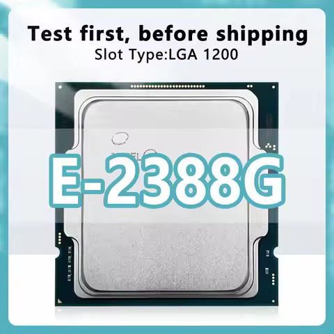 Xeon E-2388G CPU 8Cores 16Threads 3.20GHz 16MB 95W DDR4 LGA1200 For C252/C256 Chipsets Server mother