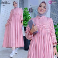 Baju Gamis Wanita JAWANI MIDI DRESS-Dress Kondangan/Baju Muslim Brukat