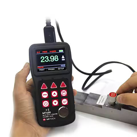 MT600 Multi-Mode Ultrasonic Thickness Meter Through Paint & Coatings range 0.65-600mm Thickness Gaug