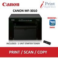 CANON MF3010 ALL-IN-ONE LASER  PRINTER [PRINT/SCAN/COPY ]