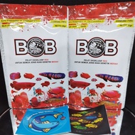 MERAH Bob Exclusive Red Pellets Increase Red Color Ornamental Fish Predator PBass Fogo Arowana Oscar