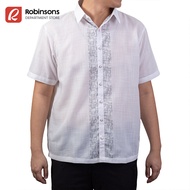 Obra ni Juan Cyclist Fit Polo Barong - White