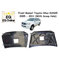 Toyota Hilux Vigo Kun25 2005 -2011 (With Scope OR Intercooler Hole)  Front Bonnet / Hood (Standart B