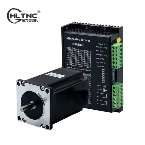 TB6600 / DM542 / DM556 Nema 23 Stepper Motor Driver with Nema23 Stepper Motor 2N.M 76cm 57hs76 CNC E