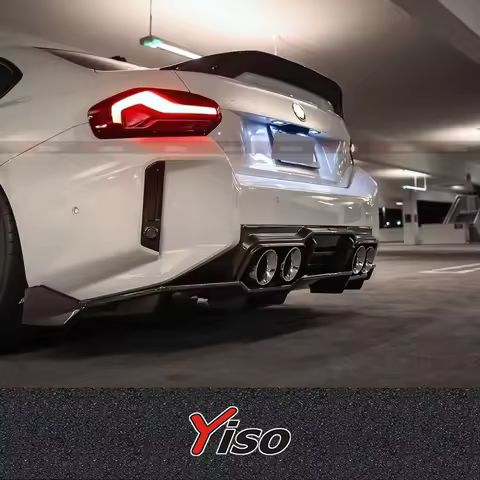 Suitable for G87 M2 carbon fiber rear lip modification Rear spoiler G87 M2 rear spoiler Vorsteiner r
