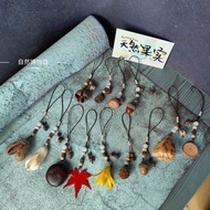 Acorn Tibetan Braided Dried Fruit Cute Traditional Chinese Medicine Jewelry Fun Design Pendant Mobil