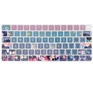 Sanfulin Keyboard Cover Skin for 2021 Apple iMac Magic Keyboard (Model: A2449) with Touch ID, Cute P