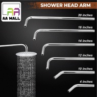 [Q870/QB871] STAINLESS STEEL G1/2 Joint Cross Bar Wall Mounted Extension SHOWER ARM for SHOWER HEAD 