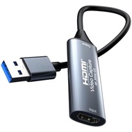 4K 30FPS HDMI Video Capture Card,Video Recording Card HDMI USB 3.0 for Gaming Live Streaming TV Reco