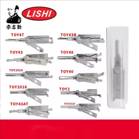 Lishi pick tool Locksmith tool 2in1 TOY2048 TOY43 TOY43R TOY43AT TOY48 TOY2 TOY2014 Open Car Door