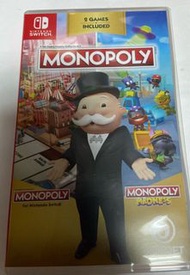 MONOPOLY 地產大亨1+瘋樂 合輯  經典棋盤益智遊戲(中英文版) switch遊戲 運費35元