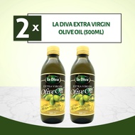 [Bundle of 2] LaDiva Extra Virgin Olive Oil 500ml