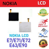 [1 Year Warraty] 100% ORIGINAL NOKIA E7 E71 E72 E63 E90(BIG) LCD