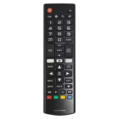Suitable for LG AKB75375604 Replacement Remote, Compatible with All LG TV Models, Infrared Connectio