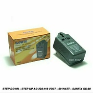 SANFIX SC60 Converter Step Down / Step Up AC 220V to 110V and AC 110V to 220V Sanfi SC 60