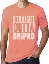 Men's Graphic T-Shirt Straight Outta Dnipro Eco-Friendly Limited Edition Short Sleeve Tee-Shirt Vint
