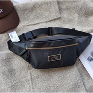 Guess waist bag nylon and leather material